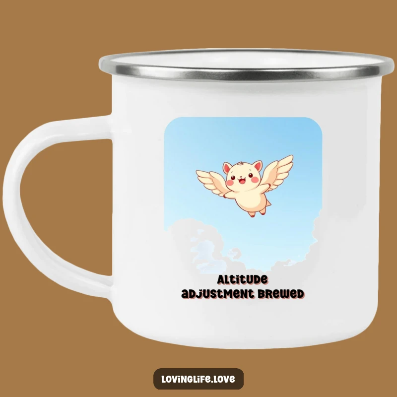 Adventure-Ready Funny Flying Animal Camping Mug: Your Trailside Cheer