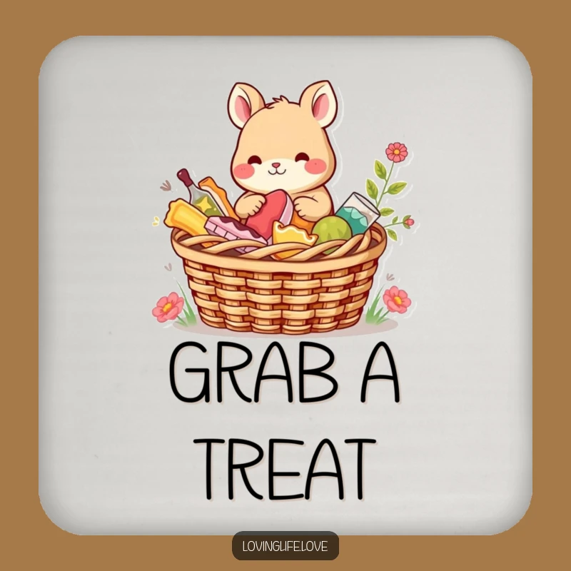 Funny Picnic Animal Coasters: Protect Surfaces with Humorous Sharing Flair
