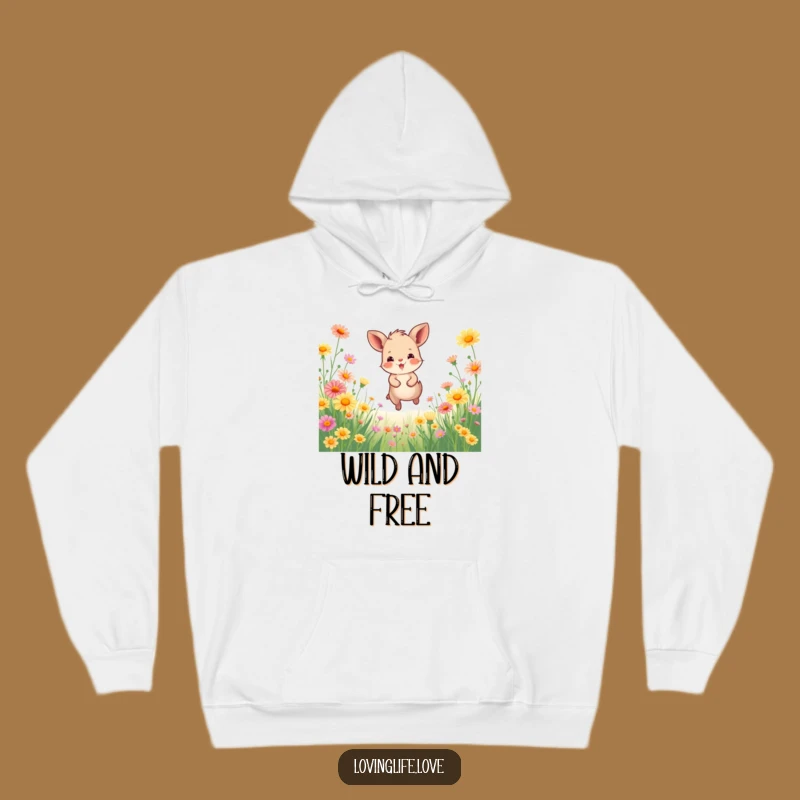 Funny Wildflower Animal Hoodie: Cozy and Cheerful, Perfect Humorous Gift