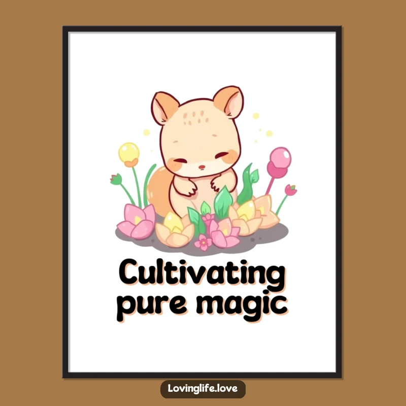 Free Printable Wall Art: Curious Gardener, Magic Plants, Humorous Downloadable Decor