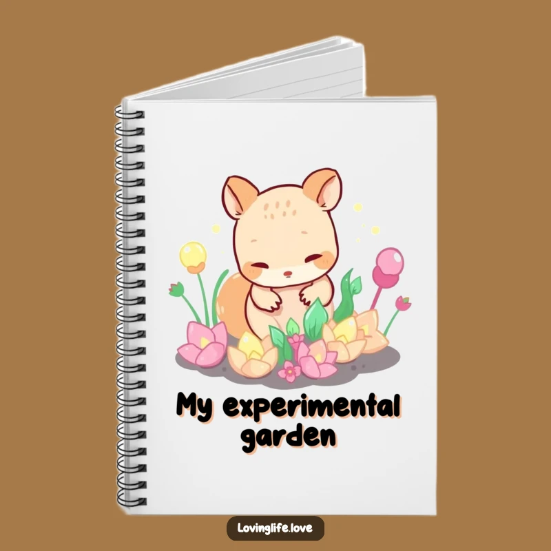 Funny Garden Animal Notebook: Jot Down Ideas with Curious, Botanical Style