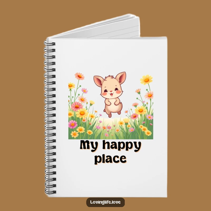 Funny Wildflower Animal Notebook: Jot Down Thoughts with Joyful, Bounding Style